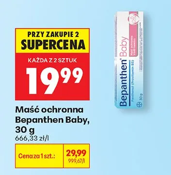 Maść ochronna Bepanthen Baby promocja w Biedronka