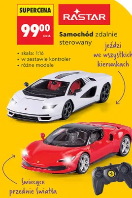 Samochód zdalnie sterowany RASTAR promocja w Biedronka