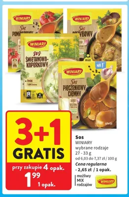 Sos pomidorowy Winiary promocja w Intermarche