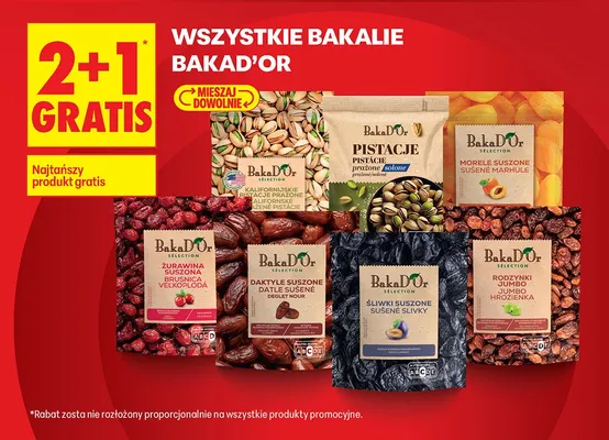Bakalie rodzynki jumbo promocja w Biedronka
