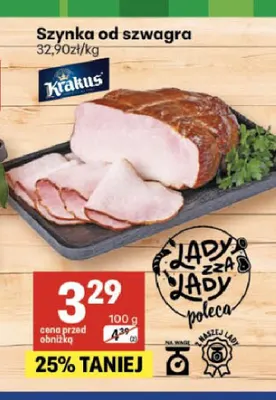 Szynka od szwagra Krakus promocja w Delikatesy Centrum