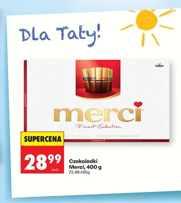 Czekoladki Merci Finest Selection promocja w Biedronka