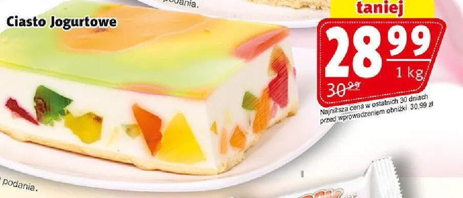 Ciasto jogurtowe promocja w Prim Market