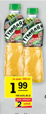 Napój Tymbark x Łatwogang kaktus aloes winogrono promocja w Gram Market