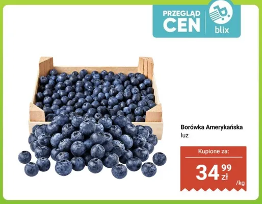 Borówka amerykańska luz promocja w Dino