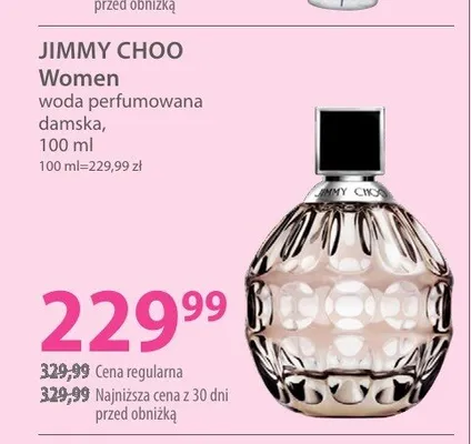 Woda perfumowana damska Jimmy Choo Women promocja w Hebe