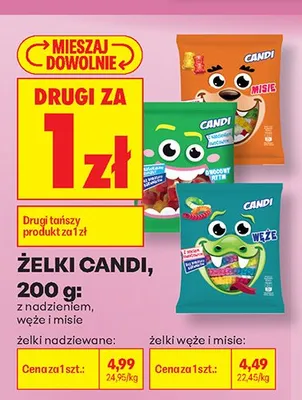 Żelki misie Candi promocja w Biedronka