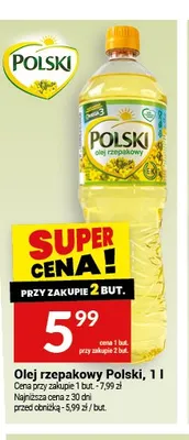 Olej rzepakowy Polski promocja w Twój Market
