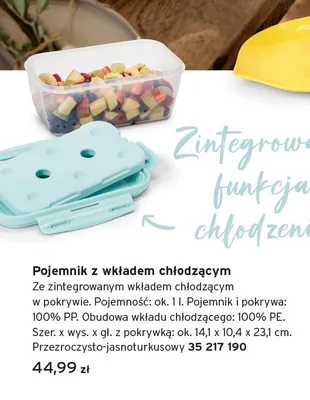 Pojemnik z wkładem chłodzącym promocja w Tchibo