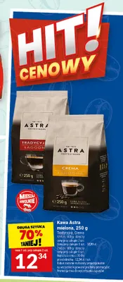 Kawa mielona Astra Crema promocja w Twój Market