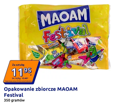 Guma rozpuszczalna Maoam Festival promocja w Action
