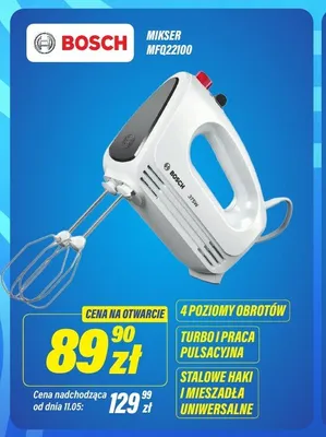 Mikser Bosch MFQ22100 promocja w RTV EURO AGD