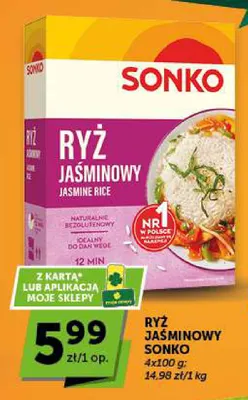Ryż jaśminowy Sonko promocja w Groszek