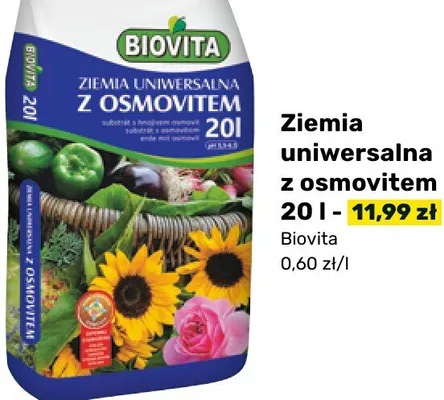 Ziemia uniwersalna z osmovitem promocja w Bricomarche