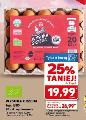 Jaja BIO promocja w Kaufland