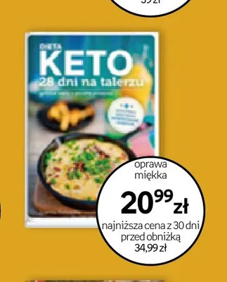Książka Keto 28 dni na talerzu promocja w Empik