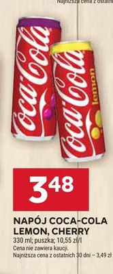 Napój Coca-Cola Lemon promocja w Stokrotka
