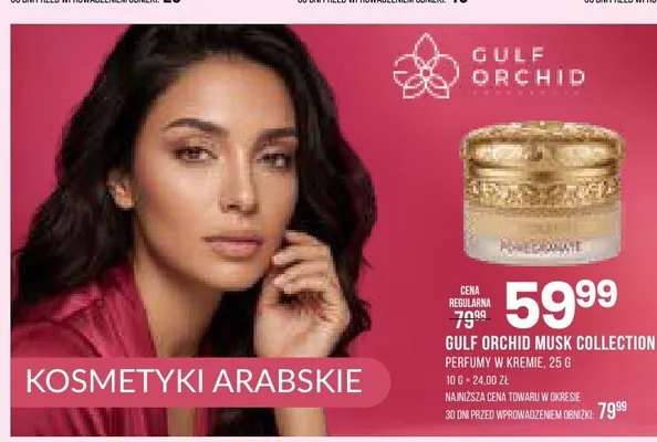 Perfumy w kremie Gulf Orchid Musk Collection promocja w Drogerie Natura