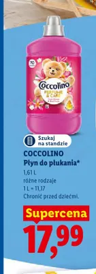 Płyn do płukania Coccolino Perfume & Care promocja w Lidl