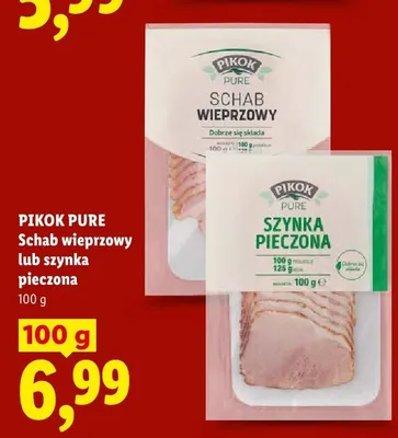 Schab wieprzowy Pikok Pure promocja w Lidl