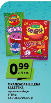 Oranżada Hellena saszetka barwiąca promocja w Euro Sklep