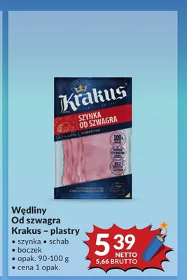 Boczek od szwagra Krakus plastry promocja w Makro