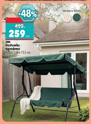 Huśtawka ogrodowa Jumi promocja w Biedronka Home
