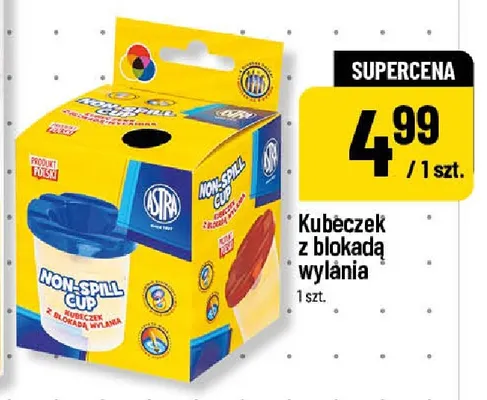 Kubeczek z blokadą wylania Astra promocja w POLOmarket