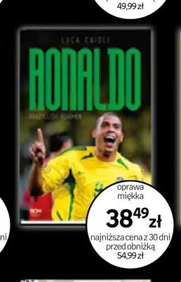 Książka Ronaldo Brazylijski Fenomen Luca Caioli promocja w Empik