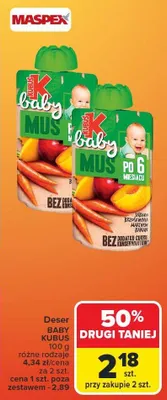 Deser Baby Kubuś promocja w Carrefour