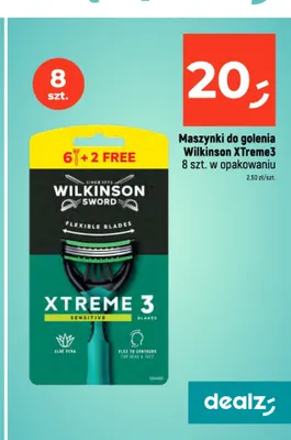 Maszynki do golenia Wilkinson Sword Xtreme 3 Sensitive promocja w Dealz