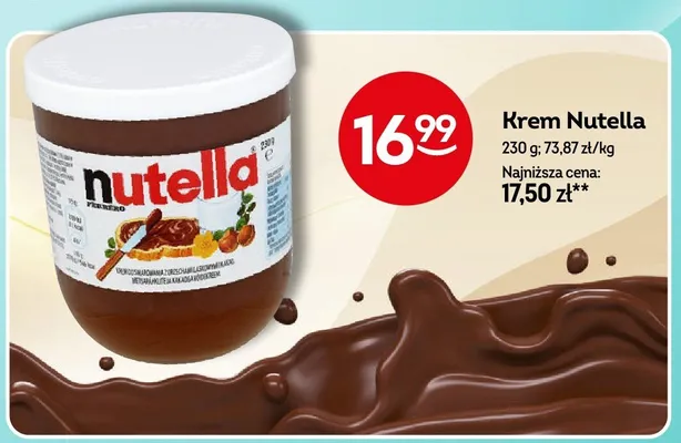 Krem Nutella promocja w Żabka
