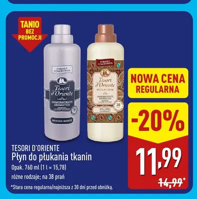 Płyn do płukania tkanin Byzantium Tesori d'Oriente promocja w Aldi