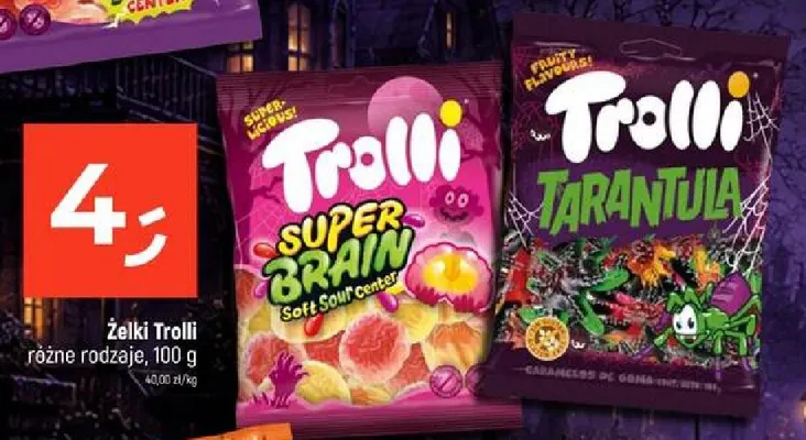Żelki Trolli Super Brain promocja w Dealz