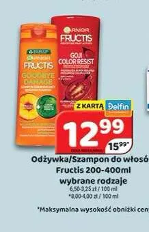 Szampon do włosów Garnier Fructis promocja w Delfin