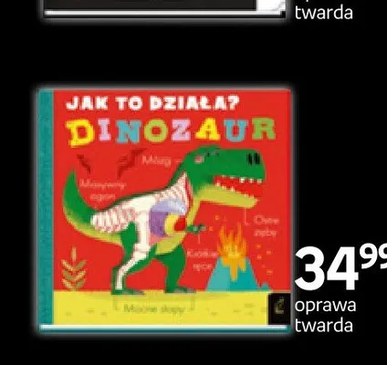 Książka Jak to działa? Dinozaur oprawa twarda promocja w Empik