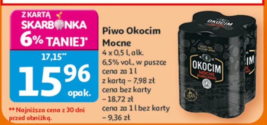 Piwo promocja w Auchan