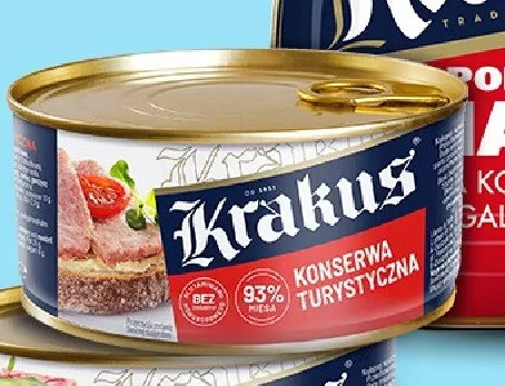 Konserwa turystyczna Krakus promocja w Aldi
