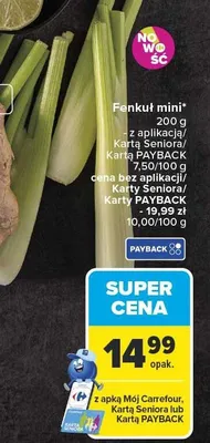 Fenkuł mini promocja w Carrefour