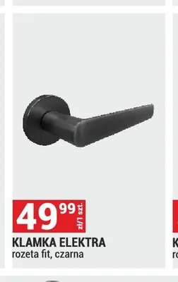 Klamka Elektra rozeta fit czarna promocja w Merkury Market