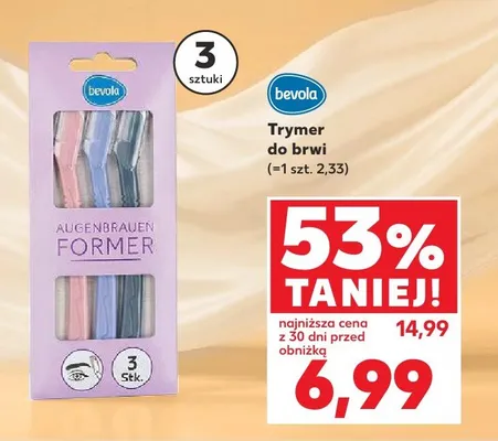 Trymer do brwi promocja w Kaufland