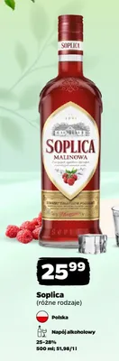 Napój alkoholowy Soplica Malinowa promocja w Netto