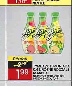 Lemoniada Tymbark Cytryna promocja w Wafelek