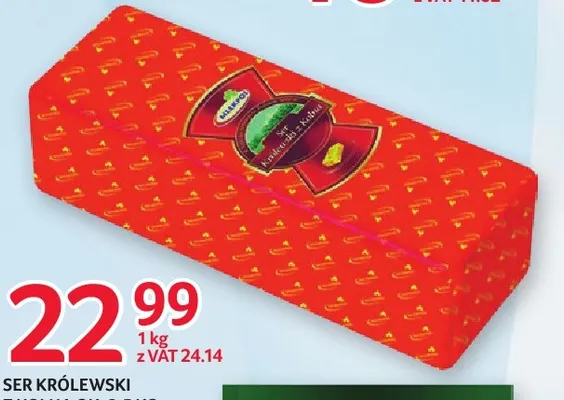 Ser Królewski z Kolna Mlekpol promocja w Selgros