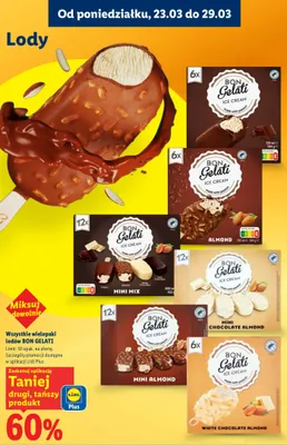 Lody w wielopakach wszystkie rodzaje promocja w Lidl