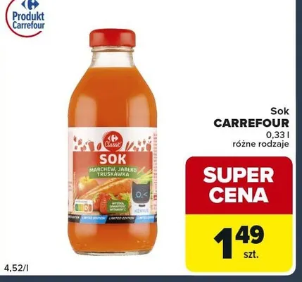 Sok różne rodzaje promocja w Globi