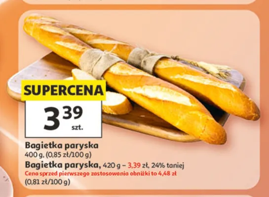 Bagietka paryska promocja w Auchan