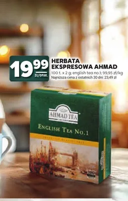 Herbata ekspresowa Ahmad Tea English Tea No. 1 promocja w Stokrotka