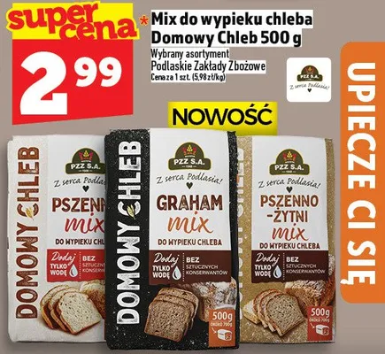 Mix do wypieku chleba Domowy Chleb 500g promocja w TOPAZ