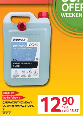 Płyn zimowy do spryskiwaczy -20°C QARMAX 5L promocja w Selgros